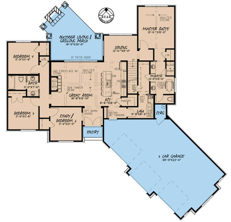 House Plan House Plan #18604 Drawing 1