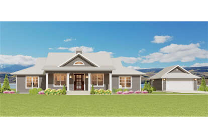 Country House Plan #3125-00012 Elevation Photo