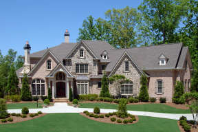 Luxury House Plan #699-00053 Elevation Photo