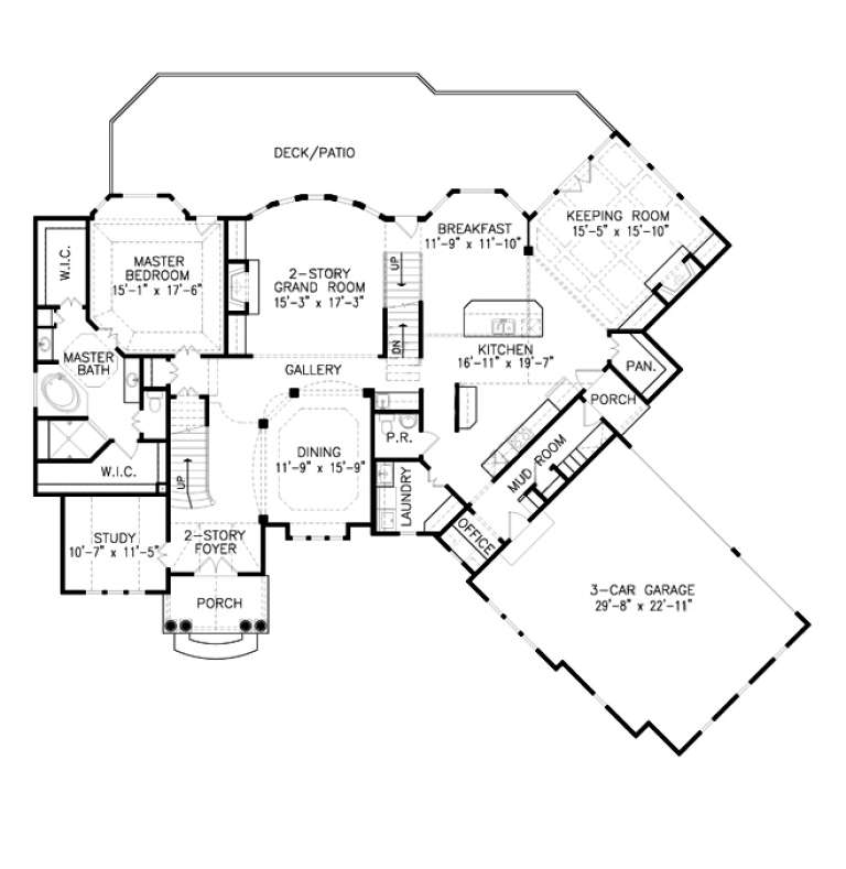 House Plan House Plan #18609 Drawing 1