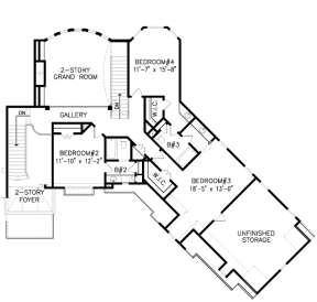 Upper for House Plan #699-00053