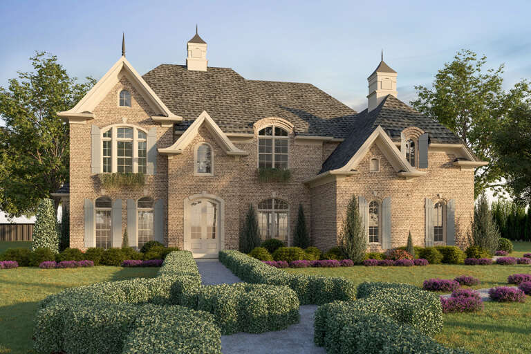 European House Plan #699-00054 Elevation Photo