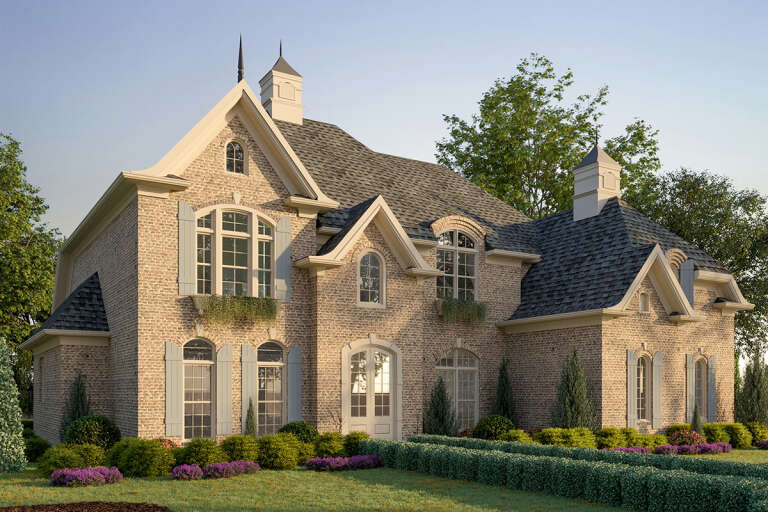 European House Plan #699-00054 Elevation Photo