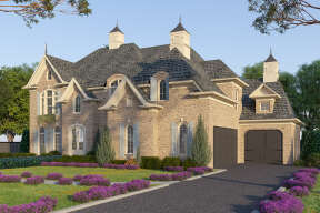 European House Plan #699-00054 Elevation Photo