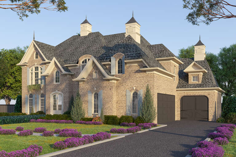 European House Plan #699-00054 Elevation Photo
