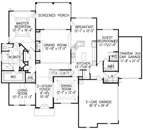 Main Floor  for House Plan #699-00054
