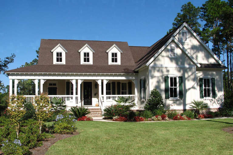 Ranch House Plan #699-00055 Elevation Photo