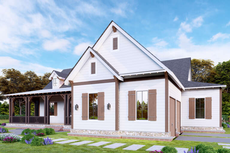 Ranch House Plan #699-00055 Elevation Photo