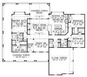 Main Floor  for House Plan #699-00055