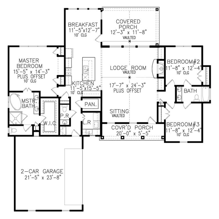 House Plan House Plan #18612 Drawing 1