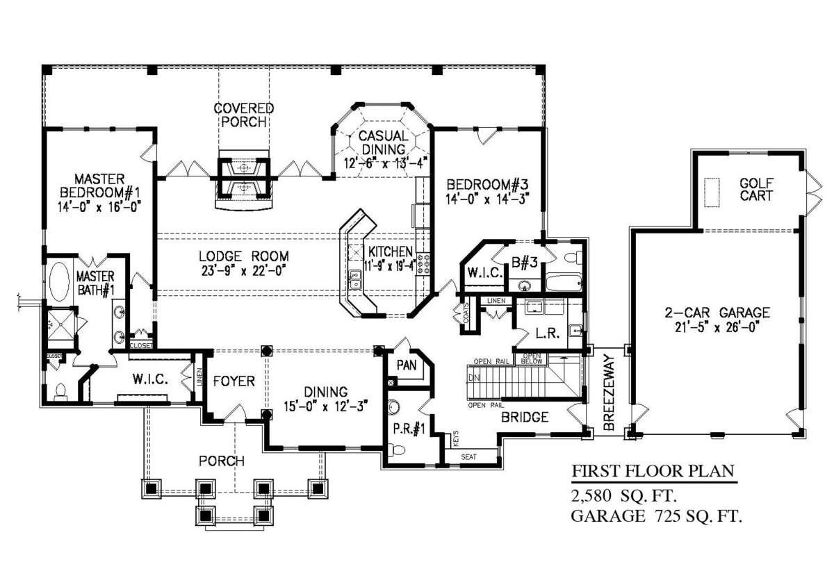 Main Floor for House Plan #699-00057