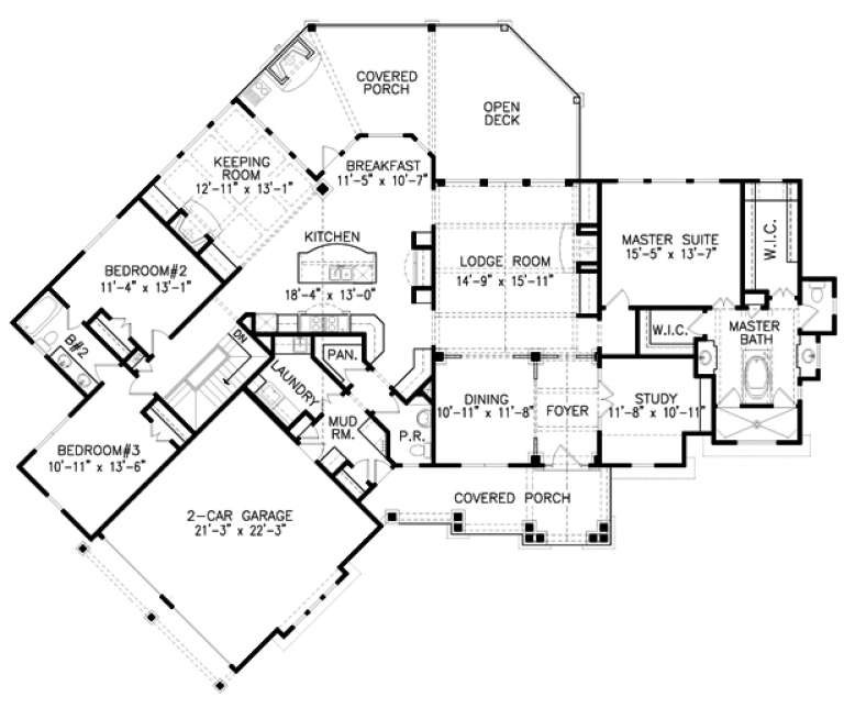 House Plan House Plan #18614 Drawing 1
