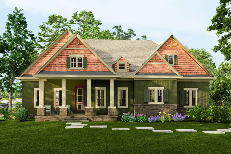 House Plan House Plan #18615 Front Elevation 