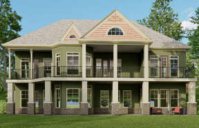 Ranch House Plan #699-00059 Elevation Photo