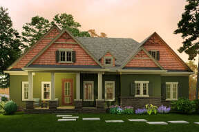 Ranch House Plan #699-00059 Elevation Photo