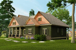 Ranch House Plan #699-00059 Elevation Photo