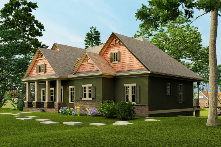 Ranch House Plan #699-00059 Elevation Photo