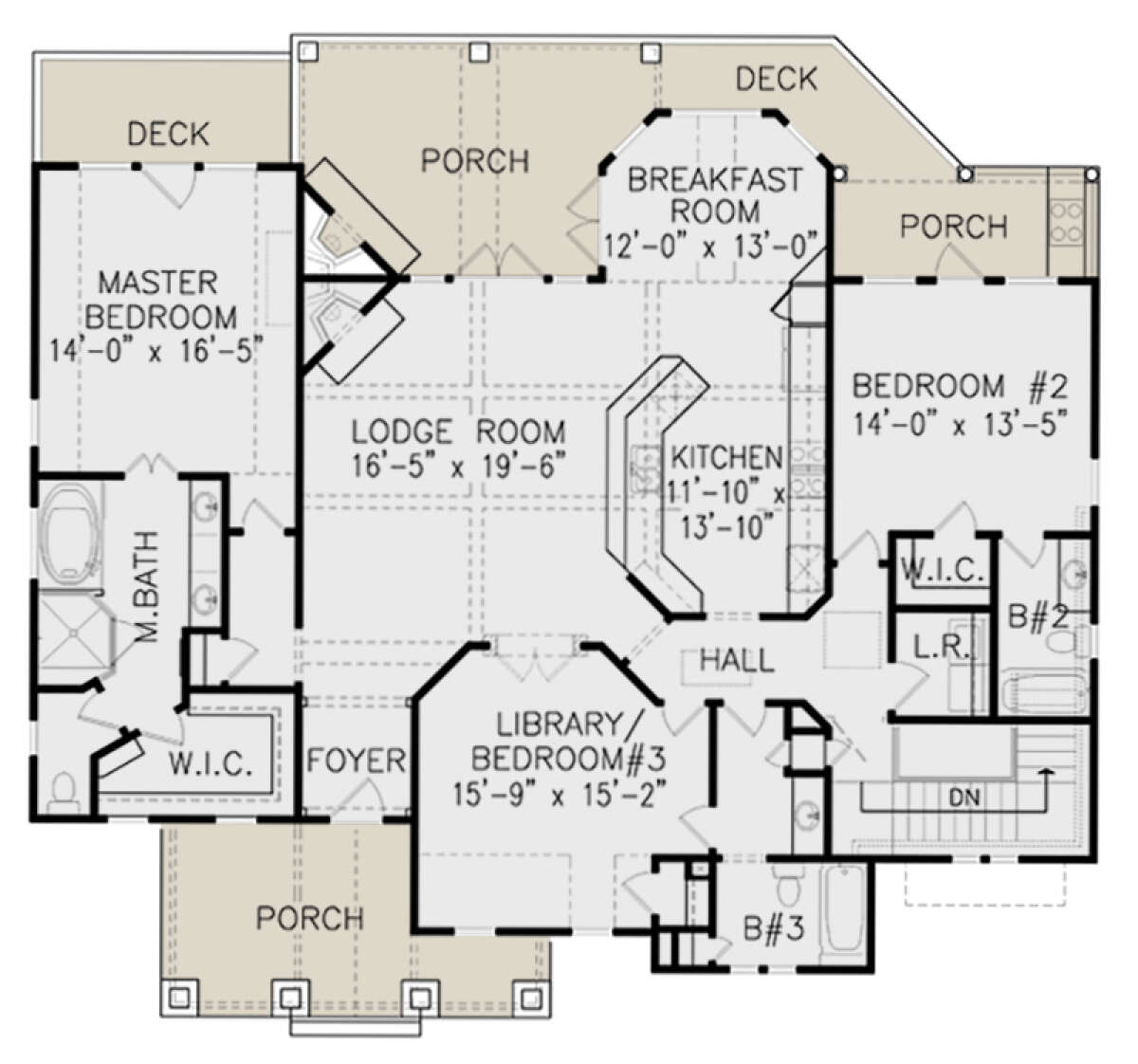 Main Floor  for House Plan #699-00059