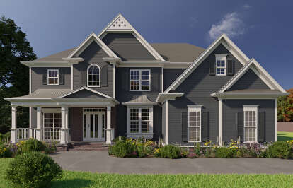 Traditional House Plan #699-00060 Elevation Photo