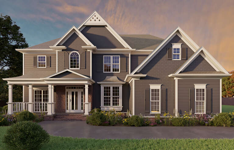 Traditional Plan: 3,054 Square Feet, 5 Bedrooms, 4 Bathrooms - 699-00060