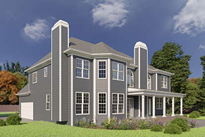 Traditional House Plan #699-00060 Elevation Photo