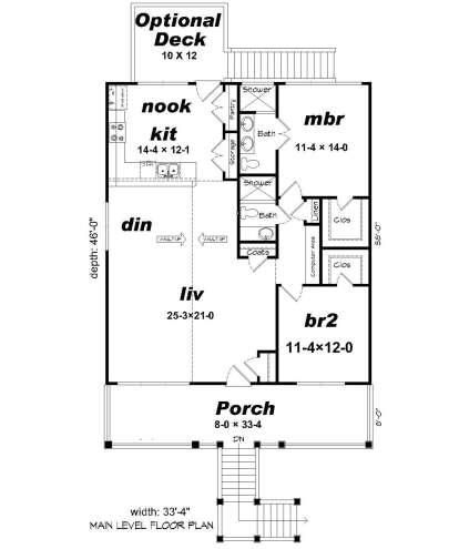 Main Floor  for House Plan #940-00052