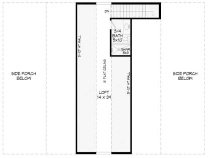 Upper for House Plan #940-00053