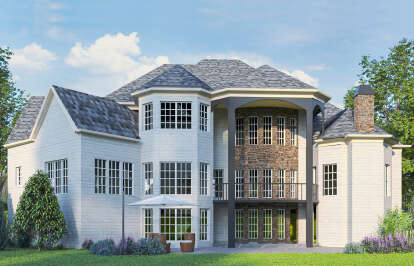 European House Plan #699-00063 Elevation Photo