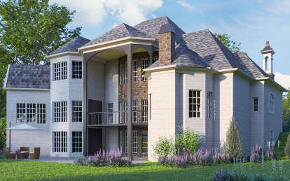European House Plan #699-00063 Elevation Photo