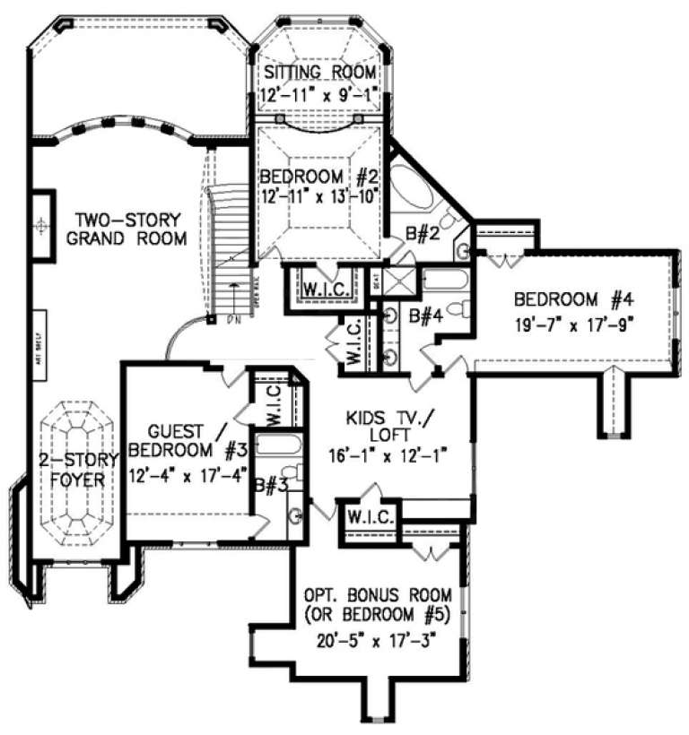 House Plan House Plan #18623 Drawing 2