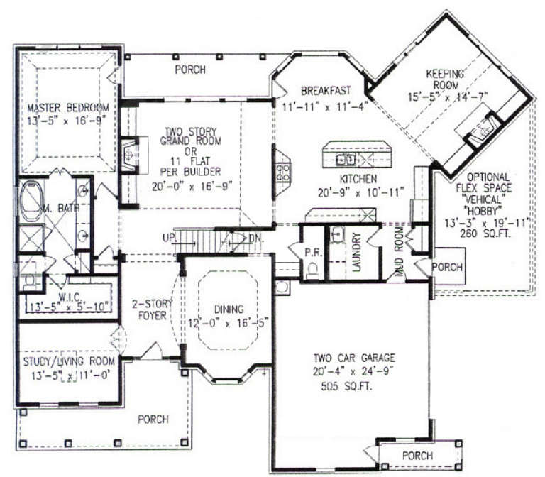 House Plan House Plan #18624 Drawing 1