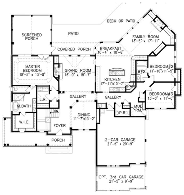 House Plan House Plan #18625 Drawing 1