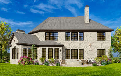 European House Plan #699-00066 Elevation Photo