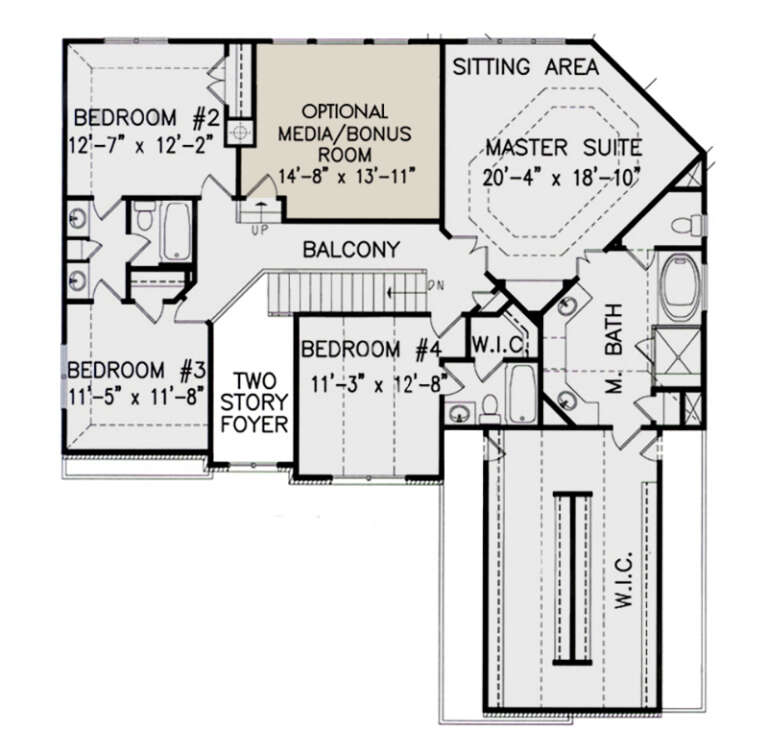House Plan House Plan #18626 Drawing 2