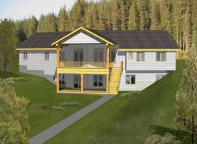 Traditional House Plan #039-00469 Elevation Photo