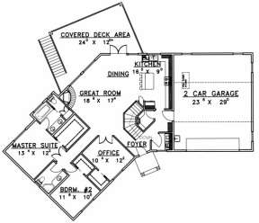 Main Floor for House Plan #039-00469