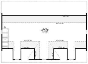 Upper for House Plan #940-00060