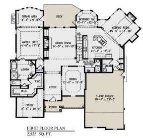 Main Floor  for House Plan #699-00068