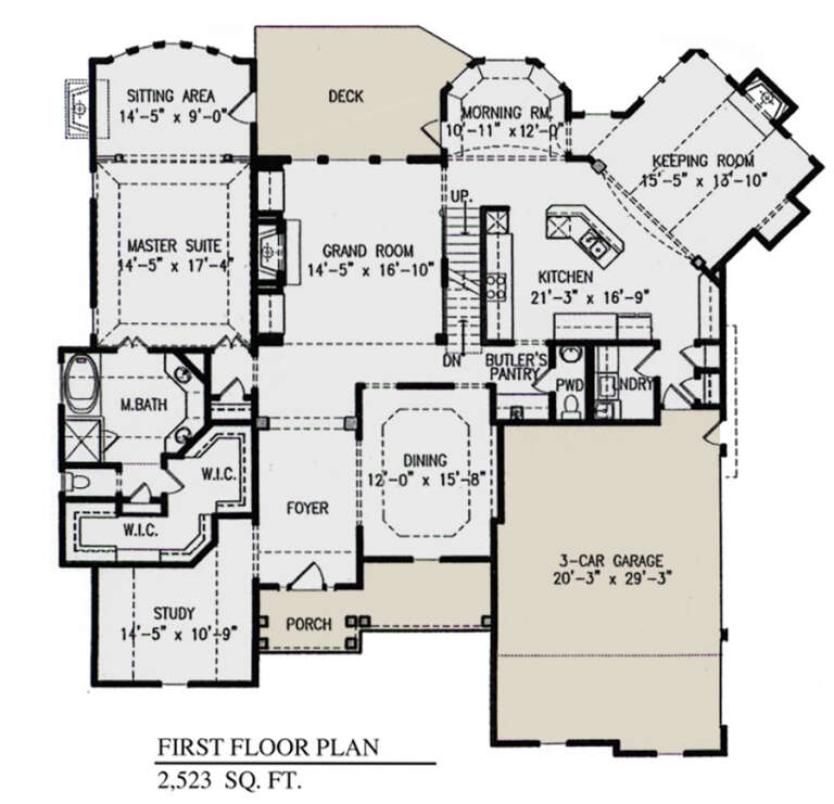 House Plan House Plan #18634 Drawing 1