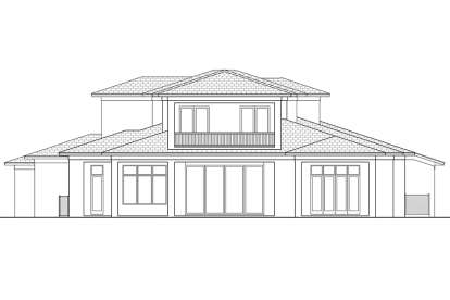 Coastal House Plan #207-00048 Elevation Photo