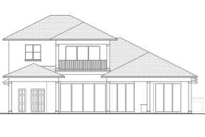 Contemporary House Plan #207-00049 Elevation Photo