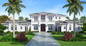 Florida House Plan #207-00050 Elevation Photo