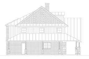 Mountain Rustic House Plan #5445-00275 Elevation Photo