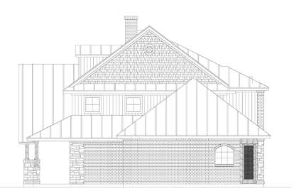 Mountain Rustic House Plan #5445-00275 Elevation Photo