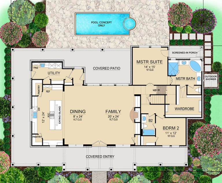 House Plan House Plan #18642 Drawing 1