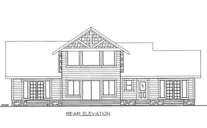 Northwest House Plan #039-00703 Elevation Photo