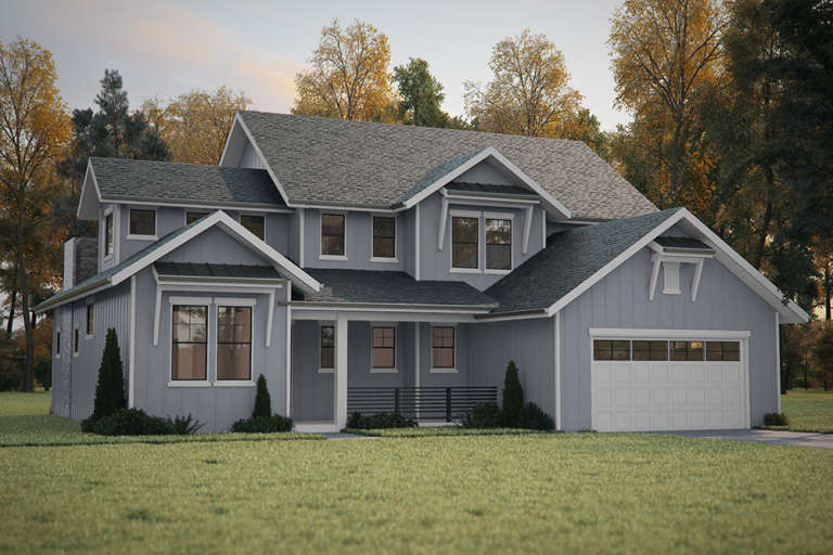 House Plan House Plan #18646 Front Elevation