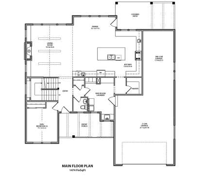 Main Floor  for House Plan #5631-00082