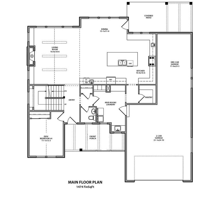 House Plan House Plan #18646 Drawing 1