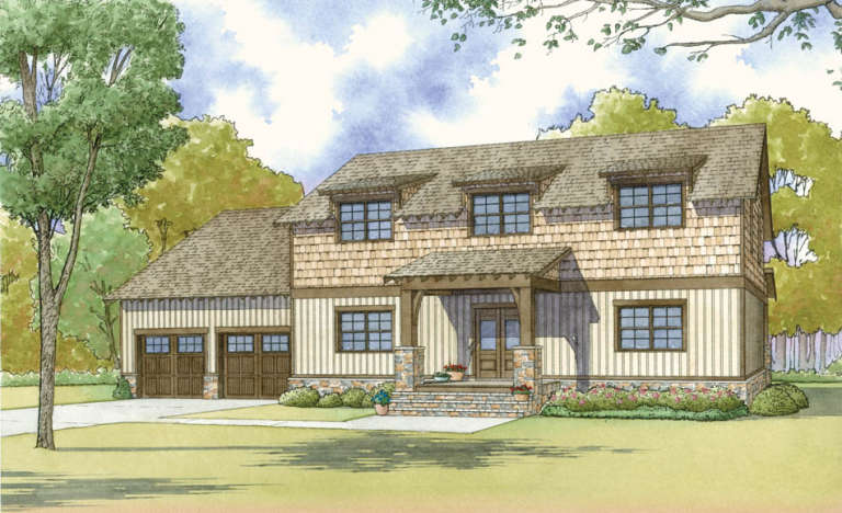 House Plan House Plan #18649 Front Elevation